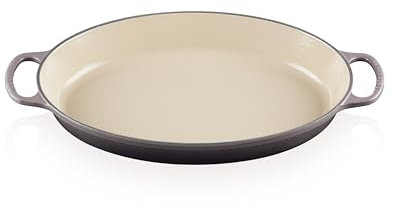 Le Creuset de hierro fundido esmaltado de la firma 3QT. Oval Baker – Oyster
