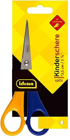 Idena Kinderschere spitz 5 1/4,für Linkshänder