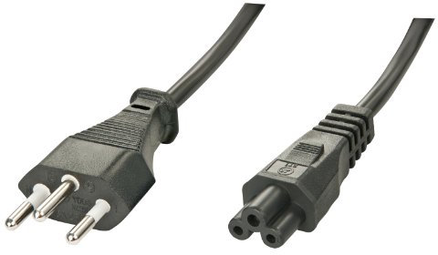 Lindy Cavo Alimentazione Spina Svizzera IEC320 C5 per Notebook, 2m