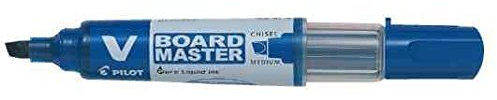 Pilot Begreen V Board Master Pack of 12 refillable markers chisel tip Medium Blue
