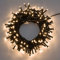 XMASKING Catena a Batteria 12 m, 300 LED Bianco Caldo, Cavo Verde, con Giochi di Luce, Timer 8/16, luci Natalizie, luci per L'Albero di Natale, luci di Natale a Batteria