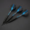 Soft Dartpfeile, soft Dart 3 Stück 18 g Dartset Turnier soft Tip Dartpfeile Set für Elektronische Dartscheibe mit Hard Box Case, Aluminium Schaft, Standard PET D9