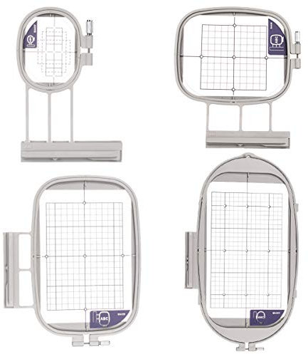 HONEYSEW 4 Rahmen für Brother Stickmaschine Duetta 4500D 4750D Quattro 6000D 6700D SA437 SA438 SA439 SA441
