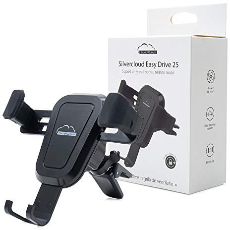 SilverCloud Soporte Universal para teléfono móvil Easy Drive 25 en Rejilla de ventilación