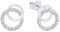 Amor Ohrstecker 925 Sterling Silber Damen Ohrschmuck, mit Zirkonia synth., 1,1 cm, Silber, Kommt in Schmuck Geschenk Box, 2026212
