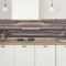 Crédence adhésive cuisine PVC 260_x_60_cm Bois sombre Rouleau adhesif decoratif 100% fabriqué en Italie, avec encre non toxique, ignifuge et résistant à l'eau