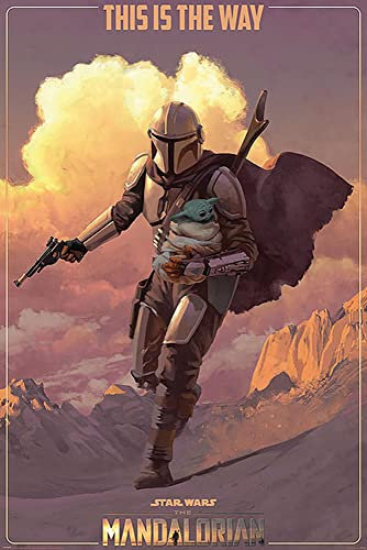 Close Up The Mandalorian Poster This is The Way (61cm x 91,5cm)