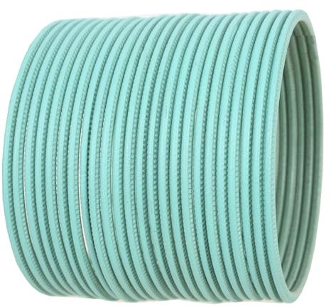 Touchstone NEU Indische Bollywood „Pastel Color Armreif-Kollektion“ Wunderschön handgefertigte Western Auswahl Pastell Mintgrün Farbe Designer-Schmuck Armbänder Armreifen. Satz von 24.