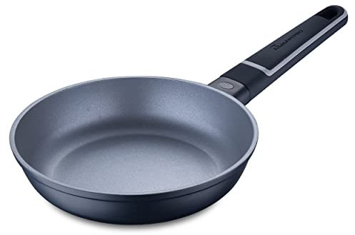 MasterPro Indigo Sartén Antiadherente de 24 cm de Diámetro y 5.5 cm de Altura Aluminio Fundido Revestimiento de Máxima Antiadherencia Mango Soft Touch Para Todo Tipo de Cocinas