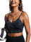 CRZ YOGA Damen Bikini Top Swimsuit Schnell Trocknend Padded Bikini Swim Oberteil Dschungeltarnung Grau 42