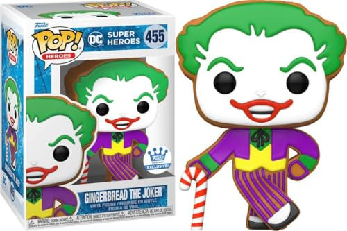 Pop! Heroes: DC Holiday - #455 Joker (Gingerbread) iEX