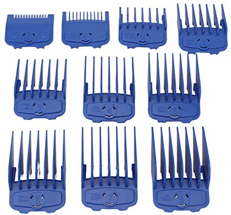 10 Aufsteckkämme für Haarschneidemaschinen aus Metall, Führungskämme für Haarschneidemaschinenhüllen, Geeignet für die Meisten Haarschneidemaschinen von für