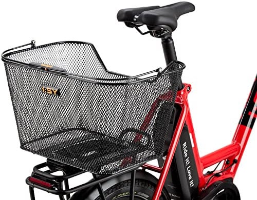 ISY Bike Korb, Fahrradkorb inkl. MonkeyLoad-T Adapterplatte, passt nur auf i:SY Modelle
