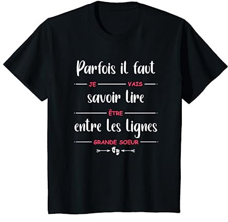 Annonce Grossesse Futur enfant je vais être Grande soeur T-Shirt