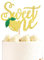 1 Stück Sweet One Tortendeko, Erster Geburtstag Torten Deko Glitzer Zitrone Sommer Früchte Cake Topper für Kinder Jungen Mädchen 1. Geburtstag Baby Dusche Party Supplies