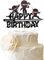 1 Stück Ninja Tortendeko Ninja Muffin Dekoration Kampfsport Karate Kung Fu Krieger Kuchendekoration Ninja Thema Baby Shower Kinder Geburtstag Party Kuchen Dekorationen Zubehör