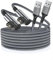 RUXELY Cavo USB C 1.8M,Grigio Garmin Cavo di Ricarica Gomito per Orologi 1.8M 2 Pezzi per Orologio Fenix 8 E 7 7X 7S 6 Solar,Forerunner 965 955 265 255 245 55 94,Venu 3 SQ,Instinct,Vivoactive,Epix Pro