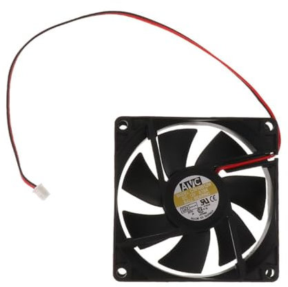 Quiet 80mm Brushless Cooling Fan for PC - 2 Pin DC 12V Efficient and Silent