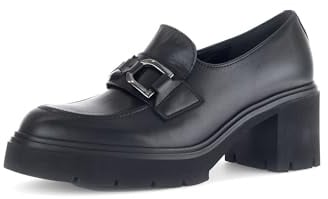Gabor Damen Klassische Pumps, Frauen Absatzschuhe,Abendschuhe,Court Shoes,stöckelschuhe,high Heels,Heels,schwarz(Altsilber),37.5 EU / 4.5 UK