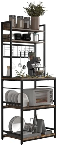 VCM buffets, crédences et vaisseliers, buffet vaisselier Armoire de cuisine Meuble bas cuisine micro-ondes Meuble de cuisine Kolari Chêne Vintage