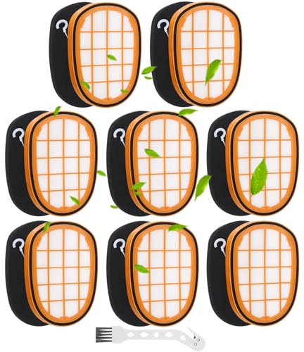 8 Stück Filter für Philips SpeedPro Max Akkusauger,Die alternativen Modelle FC5005/01, CP1100/01 und CP0663/01 sind für FC6802 geeignet FC6812、FC6853、FC6814、FC6822、FC6823、FC6826/01、FC6827、XC7041、XC704