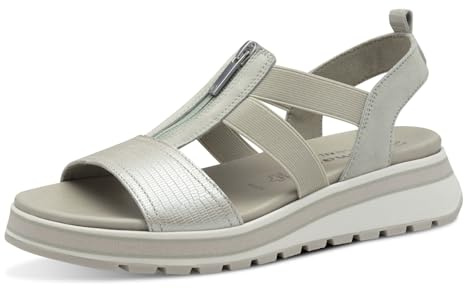 Tamaris Damen Klassische Ballerinas, Frauen Flats,Comfort Lining,TOUCHit-Fußbett,slip-ons,klassisch elegant,ballerinen,SAGE,38 EU