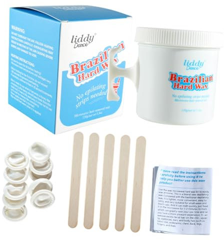 PAMINGONO 1 Satz Mikrowellen-wachs-kit Applikatorstifte Für Haarwachs Salonwachsspatel Haarentfernung Enthaarung Flasche Hartwachs Flaschenwachs Zum Enthaaren Festes Wachs Harzwachs Blue