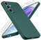Coiwxmoi Cover per Samsung Galaxy A55 5G 6,5 con 2 Vetro Temperato, Custodia con Pellicola Proteggi Schermo, Ultra Sottile Silicone TPU Antiurto Case Protettivo per Samsung A55 5G, Verde1