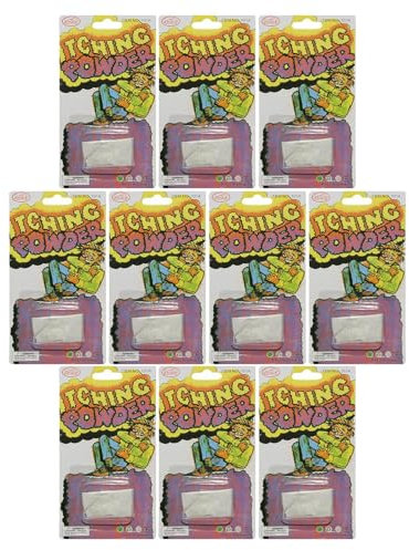 10 St Juckpulver, Itching Powder Scherzartikel Prank Juckendes Pulver Neuheit Stark Gag-Streich Shocking Kit,Itching Powder Itching Powder Joke Item Juckpulver Itching Powder Scherzartikel