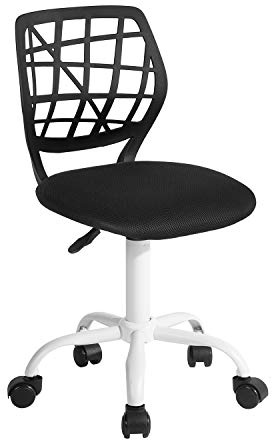 FurnitureR Bunte Schreibtischstuhl, Modernes verstellbares Design Computer Sitz, Swivel Armless Stuhl, Kinderzimmer, Home Office Task Chair