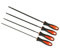 HUAREW 4 Pcs Lima per Motosega, Affila Catene Motosega, Lime per Affilatura Motosega, Misure 3,2 mm, 4,0 mm, 4,8 mm, 5,5 mm, Adatte per Affilare Motoseghe con Precisione