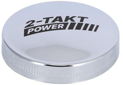 Tankdeckel 2-Takt POWER Chrom, ohne Schloss - für Simson S50, S51, SR50, SR80, KR51 Schwalbe, SR4 Vogelserie - IWL