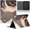 Cartoon Funda Tablet para iPad 9,7 6./5. Generation 2018/2017, Ultra Slim PU Carcasa Lindo Anime Manga Motifs Diseño con Función de Soporte Suave TPU Cartoon Protectora Tablet Cover, Diseño