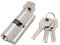 Schließzylinder,Zylinderschloss 1 satz Türzylinderschloss Voreingenommener 70mm Anti-Diebstahl-Eingang Metall Türschloss mit 3 Keys Home Security Interieur Schlafzimmerschloss(A)