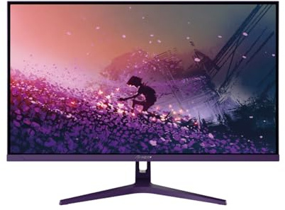 Arozzi Nova 32 Zoll Gaming Monitor 180Hz QHD Lila | QHD 1440p, Adaptive Sync, HDR10, flimmerfrei, 100 % sRGB, PC & Konsole