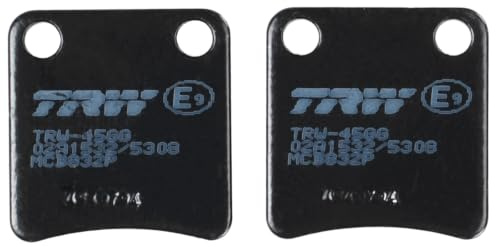 TRW MCB832P Brake Pad Set Disc Parking Brake Organic Allround Compatible for Honda VFR - Rear Axle and Other Vehicles