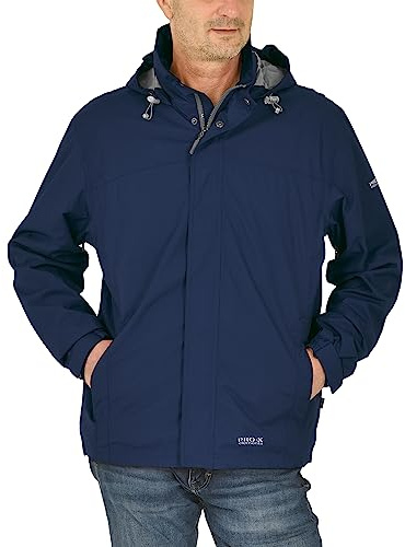 PRO-X elements Funktionsjacke Herren MERAN I Regenjacke mit verschweißten Nähten, Unterarmbelüftung inkl. Packsack I Atmungsaktiv, wasser- & windfest