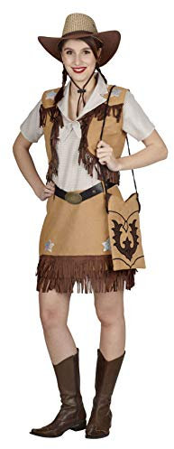 Andrea Moden - Kostüm Cowgirl, Kleid, Gürtel und Weste, Cowboy, Wilder Westen, Mottoparty, Karneval
