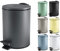 Spirella Kosmetikeimer 3 Liter Edelstahl mit Absenkautomatik und Inneneimer Adelar Badezimmer Mülleimer Softclose Abfalleimer anthrazit, Kunststoff, Gris Anthracite, 3 litres