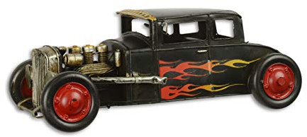 Deko Modell Hot Rod Auto Oldtimer Vintage Look 31,6 cm Blech
