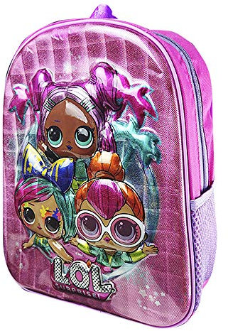 L.O.L. Surprise! L.o.l. 3D Backpack (Bag) Spielzeugtaschen, bunt, 35 cm (altura), 30 cm (ancho),12 cm (profundidad)