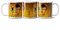 Planetacase Taza Desayuno Gustav Klimt El Beso - Taza para Regalo Ceramica 330 mL