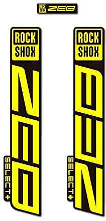 Autocollants compatible avec de fourche de vélo Rock Shox Zeb Select + 2021