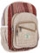 GURU SHOP Bunter Ethno Hanf Rucksack - Beige/rost, Unisex - Erwachsene, 35x24x10 cm