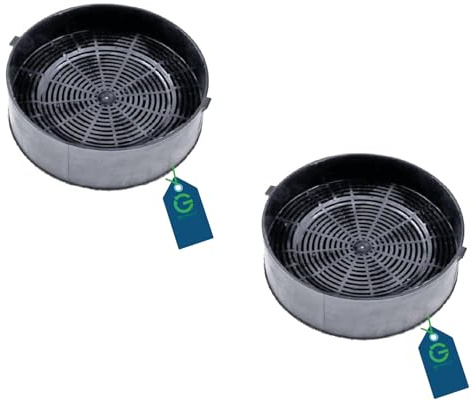 G GRIMALDI Kit 2 Filtri Carbone Compatibili con Cappa Elica TurboAir T2000 005HA01001 Tipo H Diametro 170 mm — Filtri Anti-Odore Alta Qualità — Ricambio Alternativo per Aspirazione Pulita