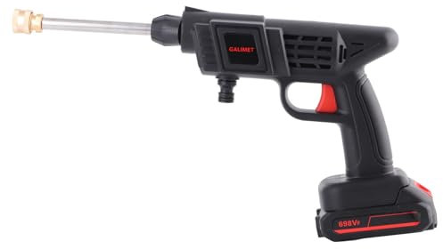 Idropulitrice a Batteria, 460W spruzzatore d'Acqua ad Alta Pressione Pistola d'Acqua Portatile del pulitore di Potere, idropulitrice Portatile per Il Pavimento del recinto (Spina UE)