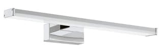 EGLO LED Spiegelleuchte Galenzana-E, Lampe Spiegel Badezimmer | Spiegellampe aus Aluminium und Kunststoff in Chrom und Silber, neutralweiß, IP44