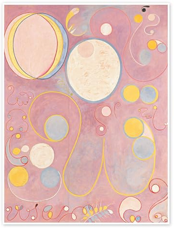Posterlounge Die zehn Größten, Nr. 8, Erwachsenenalter Poster | 50 x 70 cm von Hilma af Klint Pastell Wandbilder Wanddeko