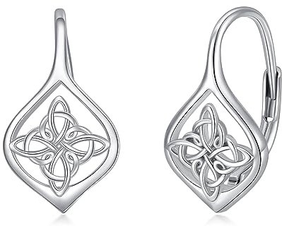 Boucles d'oreilles arbre de vie en argent sterling 925 pour femme et fille, Argent sterling