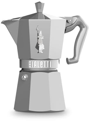 VNUUUXO Bialetti Moka Exclusive 6 Tassen argent